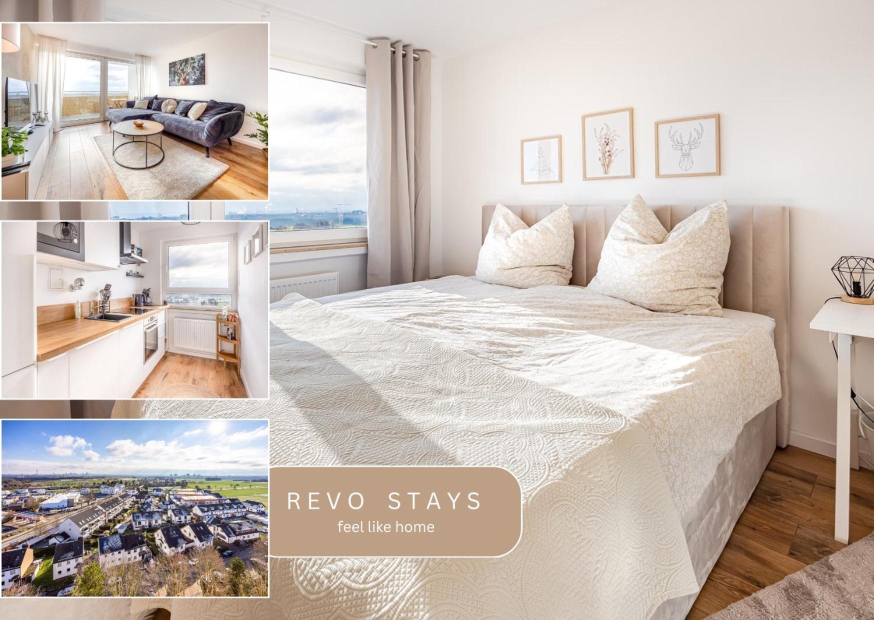 Moderne 2-Zimmer-Wohnung Mit Atemberaubender Skyline Aussicht Auf Frankfurt! Steinbach im Taunus Esterno foto